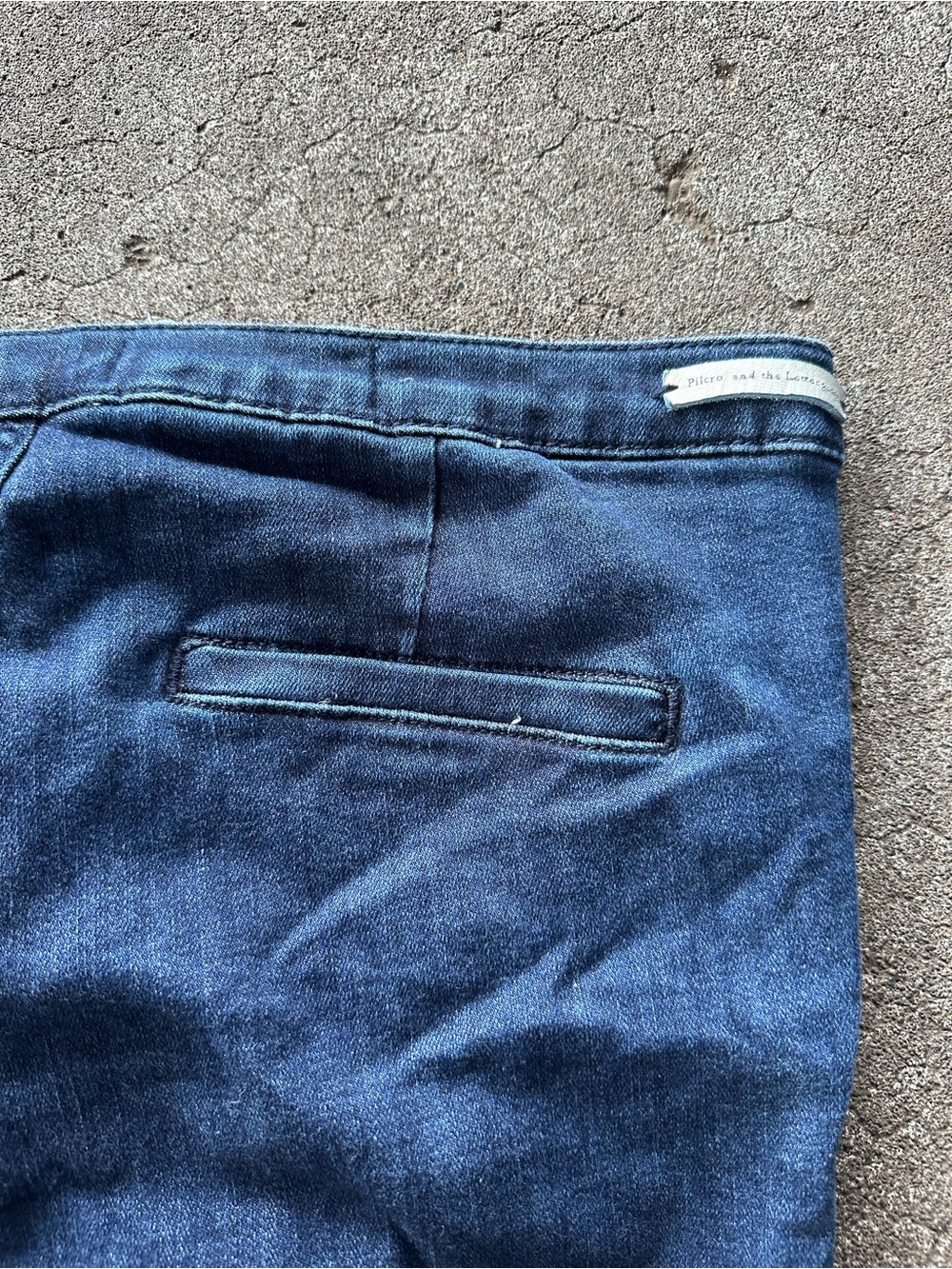 Anthropologie Pilcro High Rise Capri Denim Legging Jeans - Picture 6 of 9